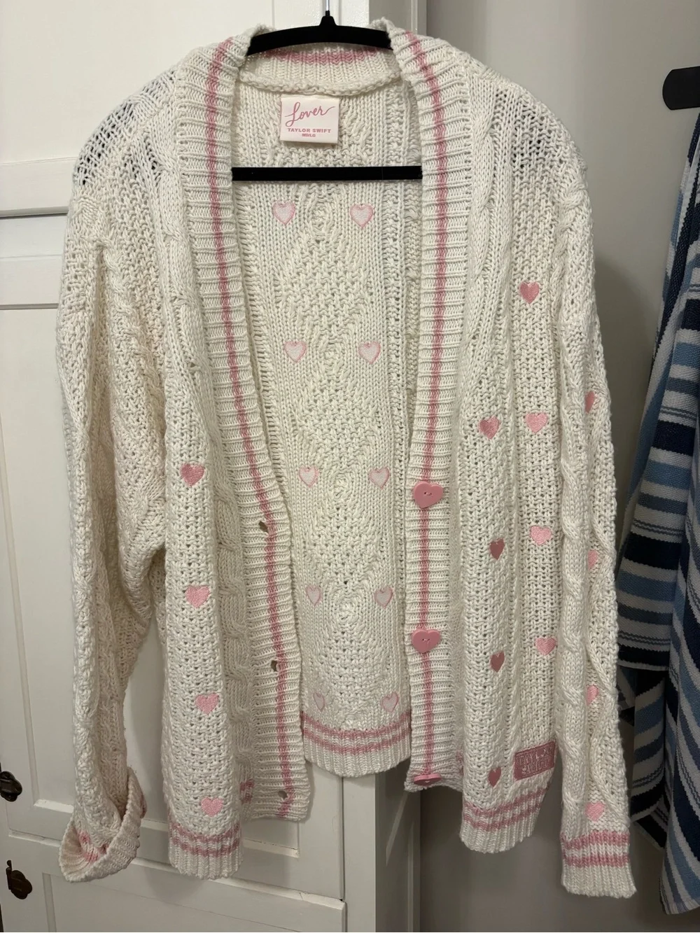Taylor Swift Cream Cable Knit Lover Cardigan